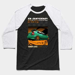 Civic EK9 Driving Heritage Baseball T-Shirt